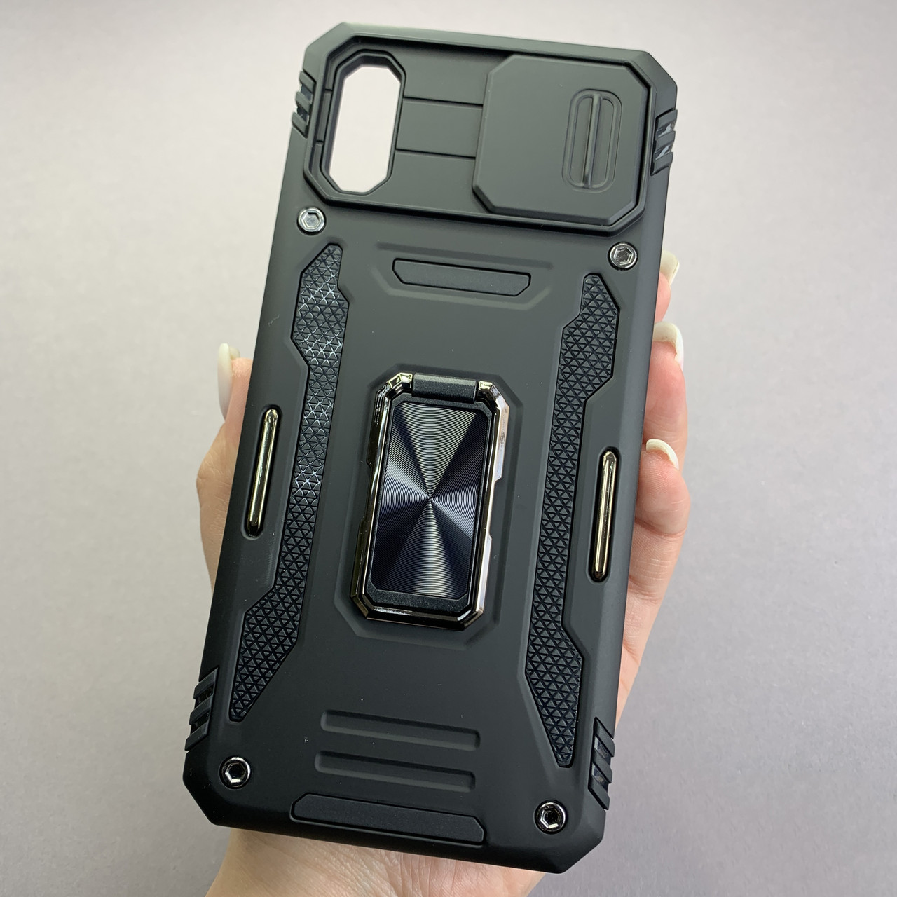 Чохол для Xiaomi Redmi 9А протиударний із шторкою чохол на телефон сяомі редмі 9а чорний s9f