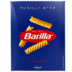 Макарони сверла №98 Барілла Barilla Fusill 500g 12шт/ящ (Код: 00-00003667)