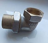 Американка латунна кутова ДУ 25 1" різьба В/З з`єднання під ключ