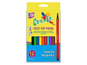 Фломастери 12кол. Create, Soft Tip MX15216 ТМ MAXI