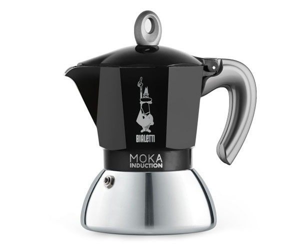 Гейзерная кофеварка Bialetti 280 мл Moka Induction Black 6 чашек