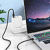 Кабель HOCO U129 USB - Type-C 1.2м Чорний, фото 4