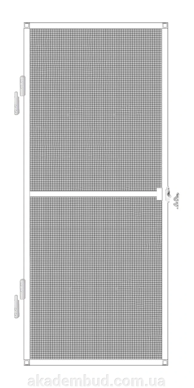 Дверна москітна сітка Еліт з суцільною рамою, фото 1