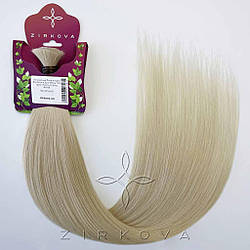 Натуральне Слов'янське Волосся в Зрізі 50 см 100 грам, Platinum Grey №60В