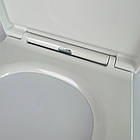 Сидіння для унітазу із дюропласту з кришкою з мікроліфтом Defne (TPDP-14), фото 6