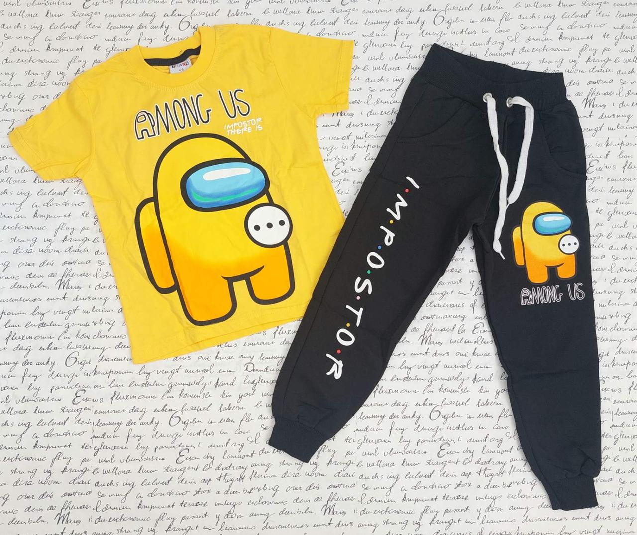 Костюм дитячий на хлопчика "Міккі Маус", розмір 4-12, жовтий
