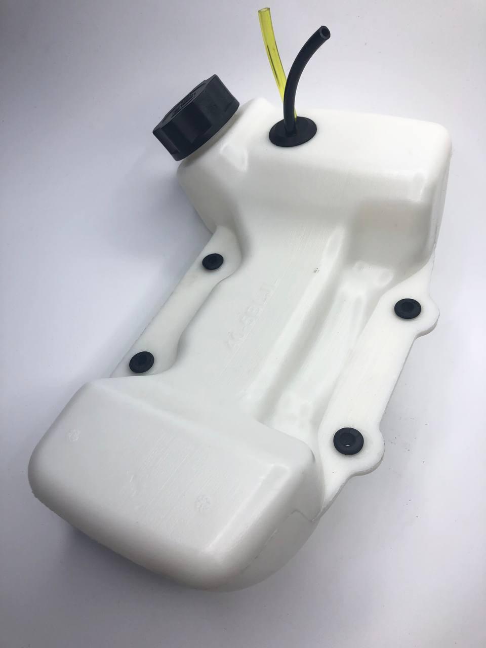 Паливний бак для мотокоси на 4 кріплення (бічний), фото 1