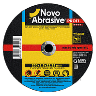 Круг відрізний для металу NOVOABRASIVE Profi 230 x 2.5 x 22.23