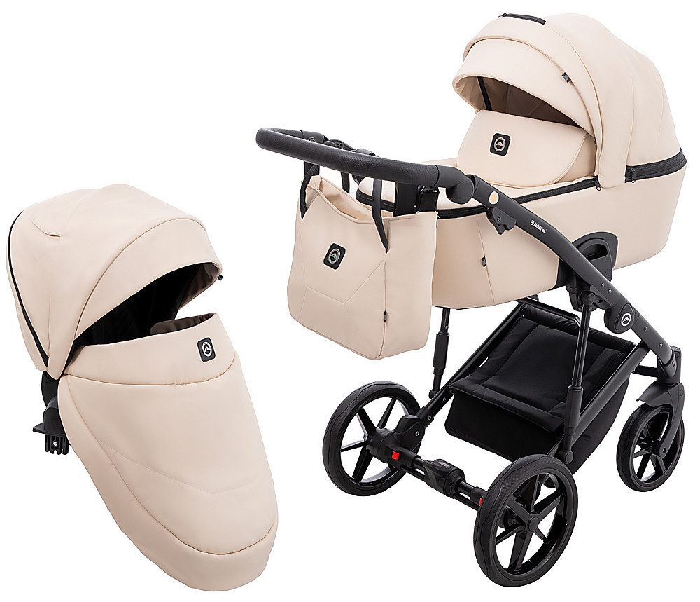 Коляска 2 в 1 Adamex Mobi Air Thermo New ECO SA-8 бежевий