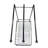 Тримач для мийки для кухні та ванної Органайзер для губок і ганчірок для кухонного приладдя чорний, фото 4