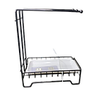 Тримач для мийки для кухні та ванної Органайзер для губок і ганчірок для кухонного приладдя чорний, фото 5
