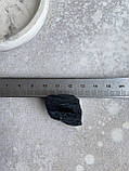 Шерл необроблений натуральний 28*26*19 мм камінь чорний турмалін., фото 7
