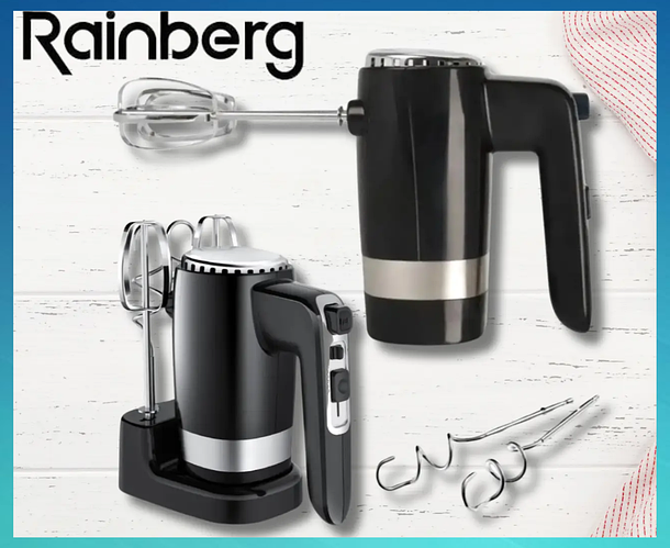 Ручной миксер с насадками на 600Вт Миксер для приготовления крема и ...