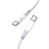 Кабель USB Hoco X70 Ferry 60W Type C to Type C Колір Синiй, фото 6