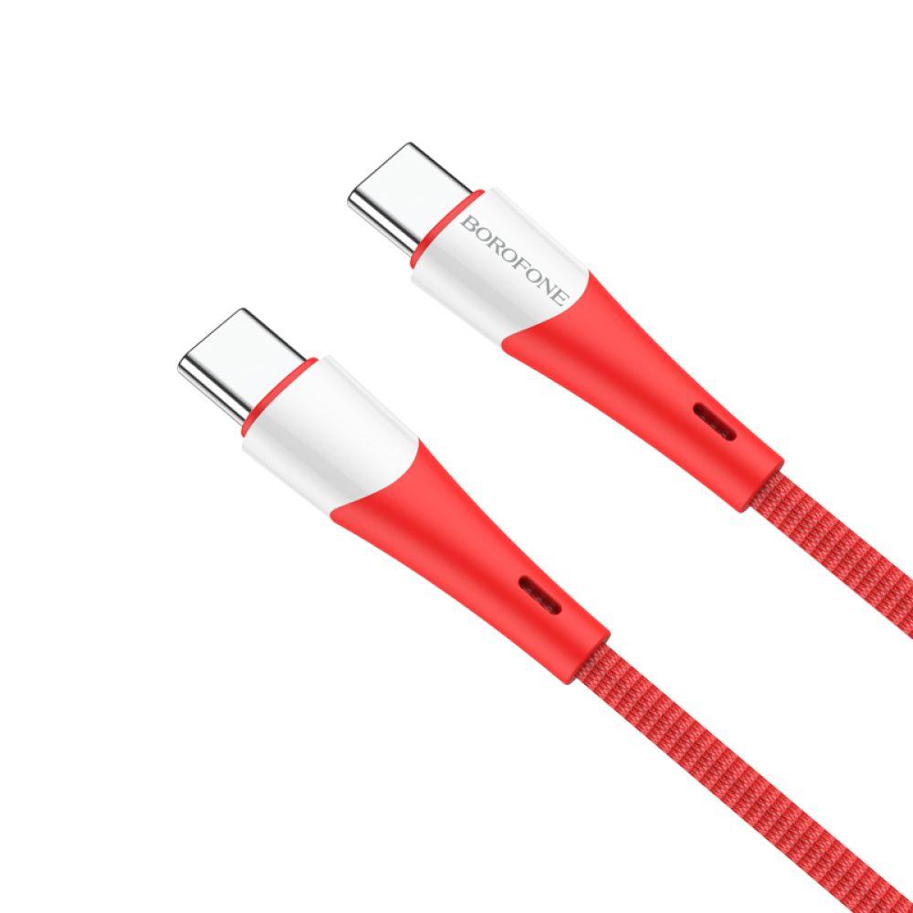 Кабель USB Borofone BX60 Superior 60W Type C to Type C Колір Червоний