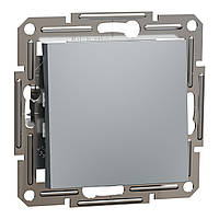 ВИМИКАЧ ОДНОКЛАВІШНИЙ САМОЗАЖИМНИЙ ASFORA СТАЛЬ