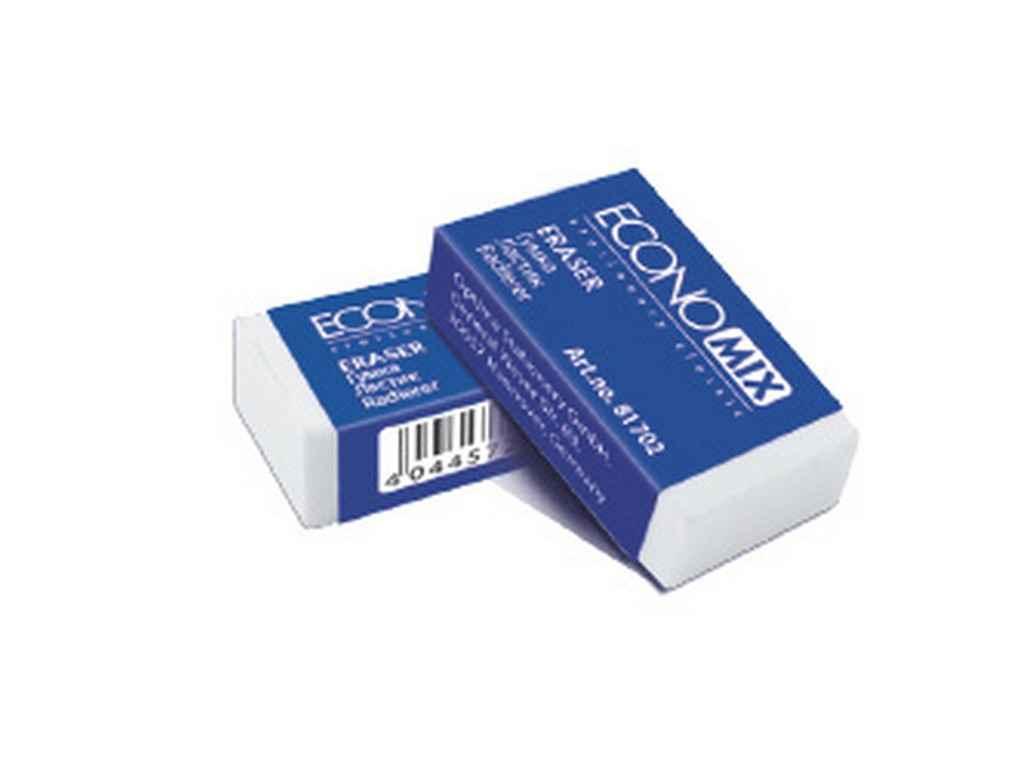 Гумка для олівця в індивідуальній упаковці E81702 ТМ ECONOMIX BP, фото 1