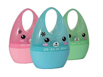 Чинка для олівців пластикова з контейнером Rabbit, 1 лезо CF40667 ТМ CFS BP