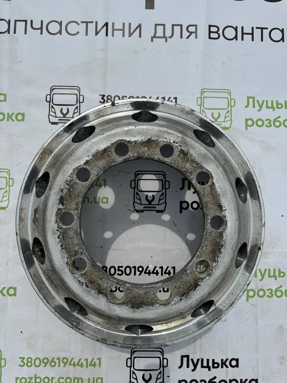 Диск 22,5 (титан) б/в DAF XF 105 (1390563, 1334764, 1405711, 1527192, 2030149, 1413904) оригінал