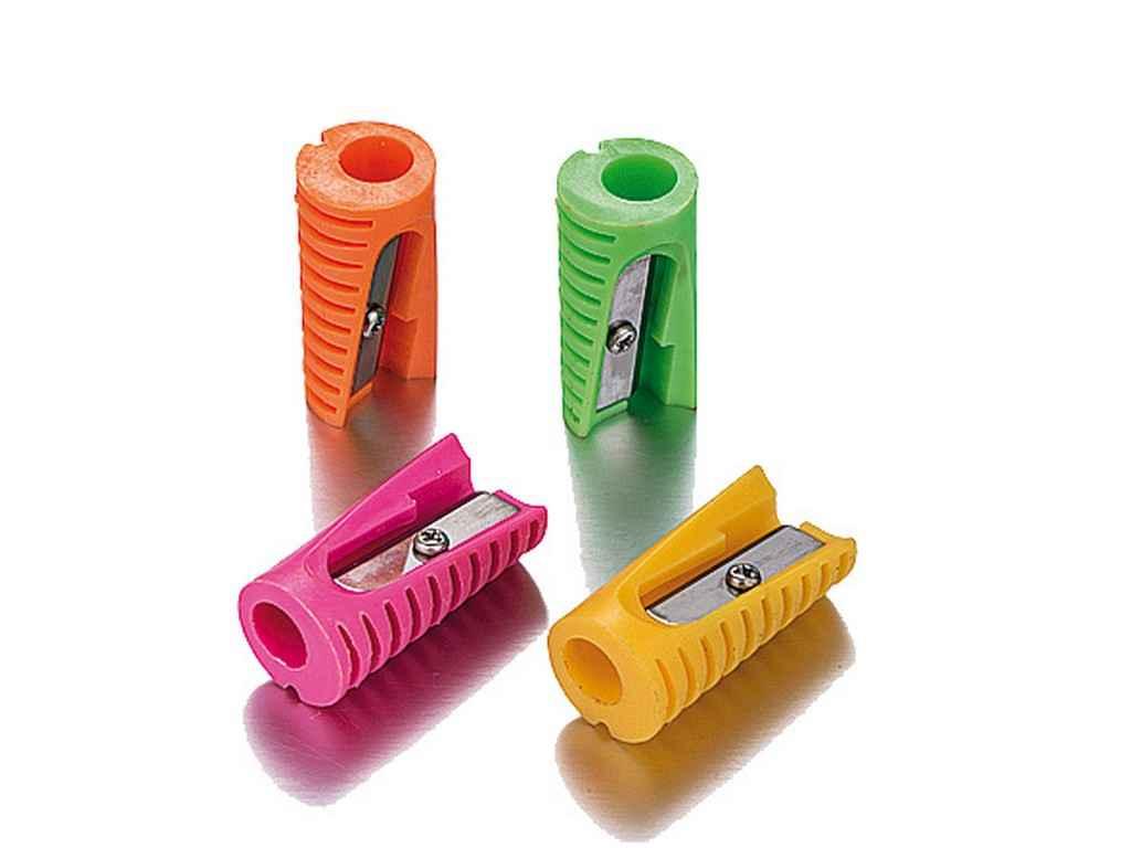 Чинка для олівців пластикова Rocket, 1 лезо, асорті CF40671 ТМ CFS BP, фото 1