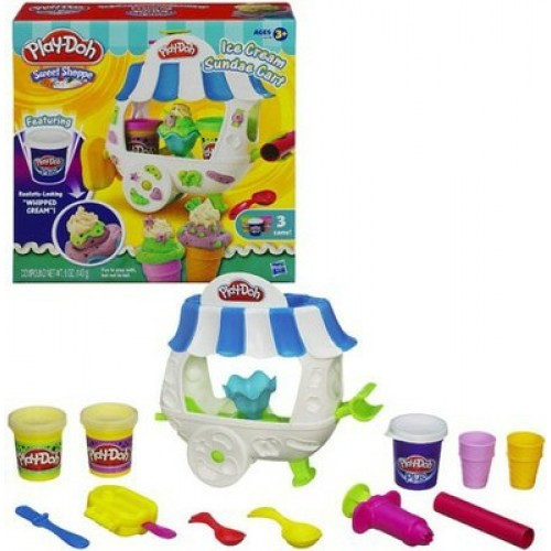 Пластилін Play-Doh Фургон морозива (A2106)(Пластилин Плей Дог Фургончик мороженого)