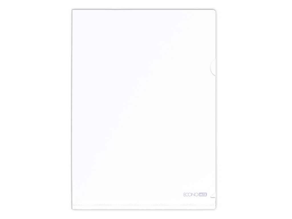 Папка-кутик А4, 180 мкм, фактура глянець , біла E31153-14 ТМ ECONOMIX BP, фото 1