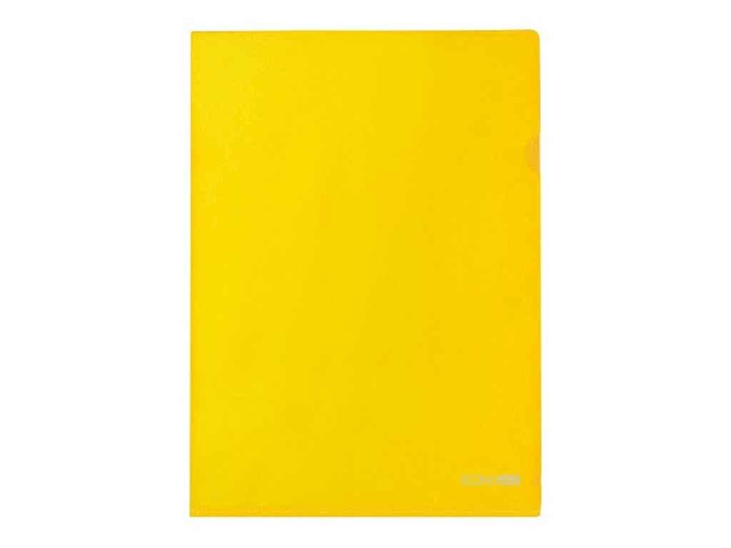 Папка-кутик А4, 180 мкм, фактура глянець , жовтий E31153-05 ТМ ECONOMIX BP, фото 1