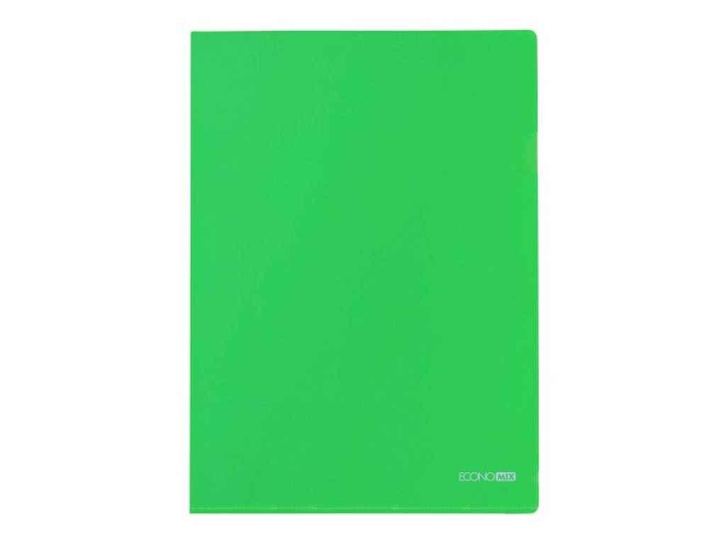 Папка-кутик А4, 180 мкм, фактура глянець , зелена E31153-04 ТМ ECONOMIX BP, фото 1