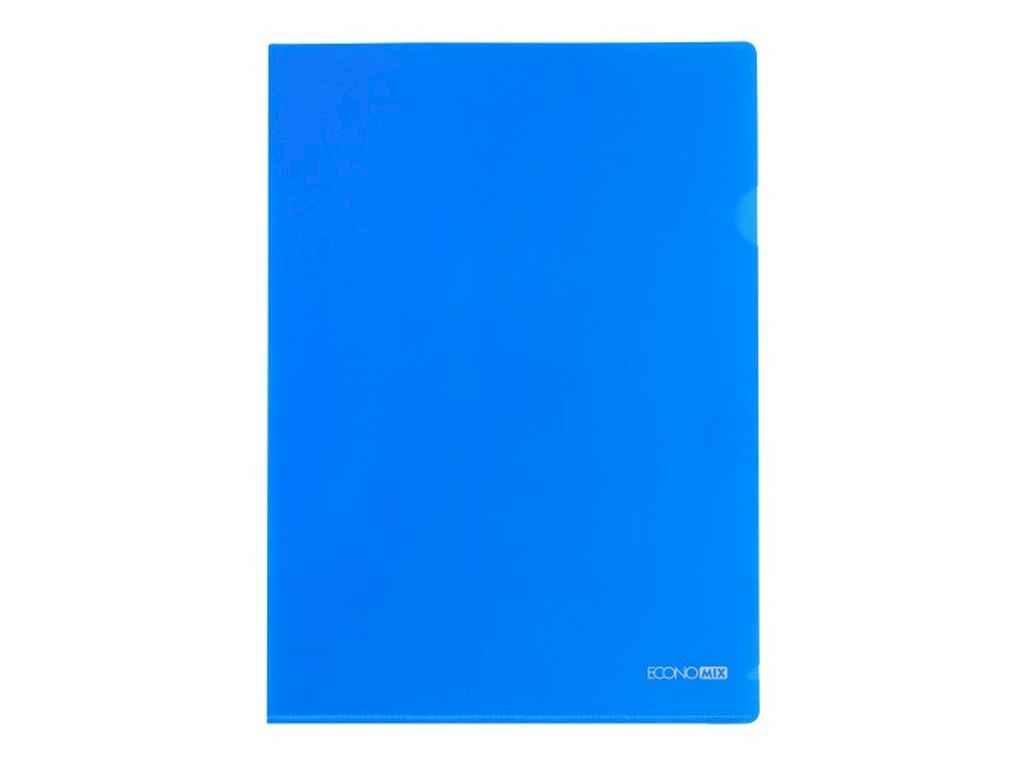 Папка-кутик А4, 180 мкм, фактура глянець , синя E31153-02 ТМ ECONOMIX BP, фото 1