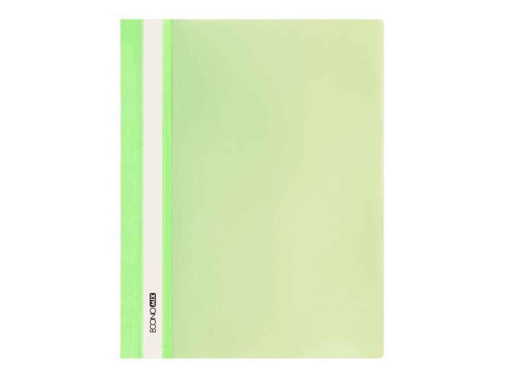 Папка-швидкозшивач А4 без перфорації, фактура глянець , салатова E31511-13 ТМ ECONOMIX BP, фото 1