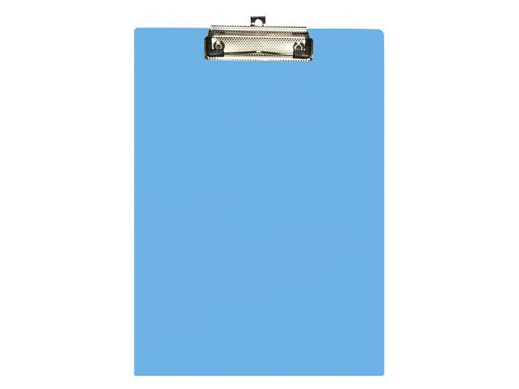 Планшет A4 з притиском та підвісом, пластик, блакитний E30156-82 ТМ ECONOMIX BP, фото 1