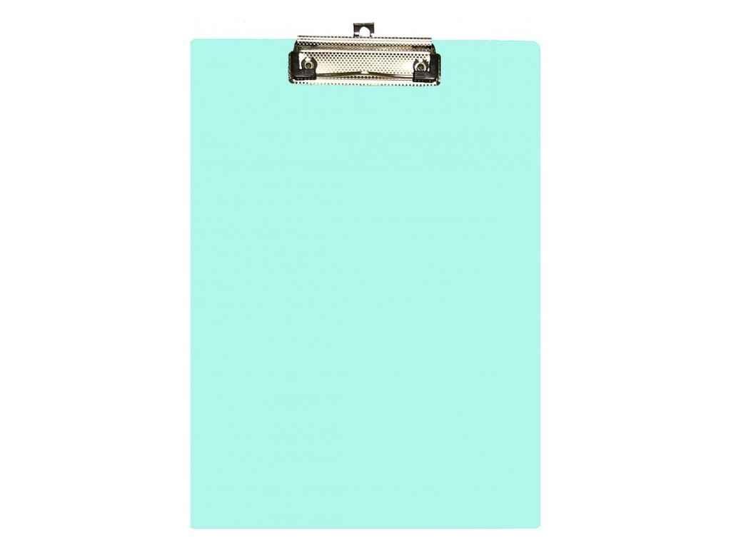 Планшет A4 з притиском та підвісом, пластик, мятний E30156-84 ТМ ECONOMIX BP, фото 1