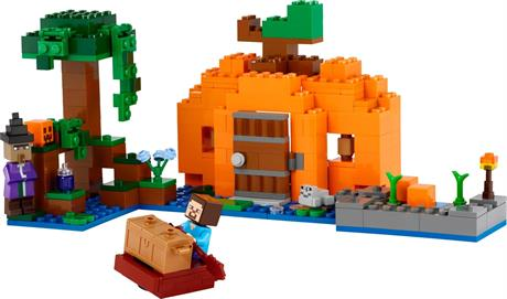 Конструктор LEGO Minecraft Гарбузова ферма 257 деталей, фото 1
