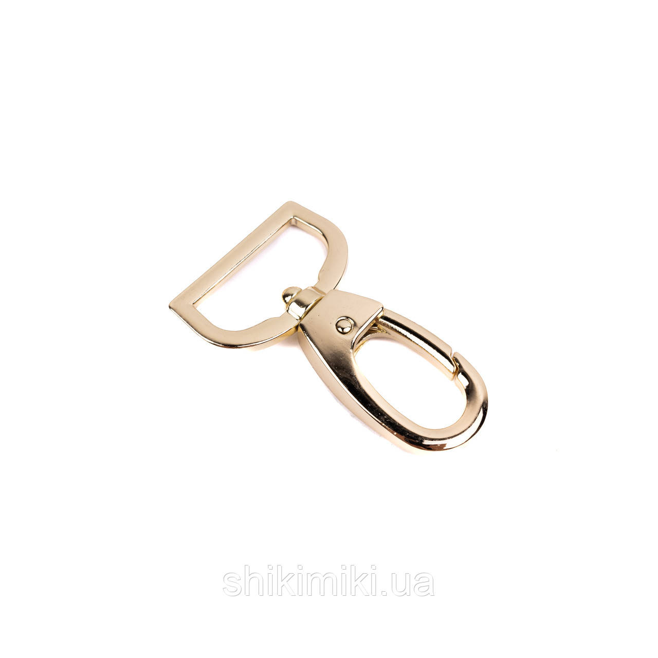 Карабін для сумок KR430-3 (30 мм), колір золото, фото 1