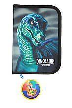 Пенал-книжка на 1 відд. без відв. "CLASS" / Dinosaurs World
