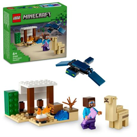 Конструктор LEGO Minecraft Експедиція Стіва в пустелю, фото 1