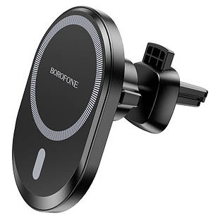 Автодержатель для телефона Borofone BH71 magnetic car holder Black