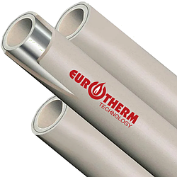 Труба stabi Eurotherm 20х2,8 PPR-AL-PEX PN 20 для опалення