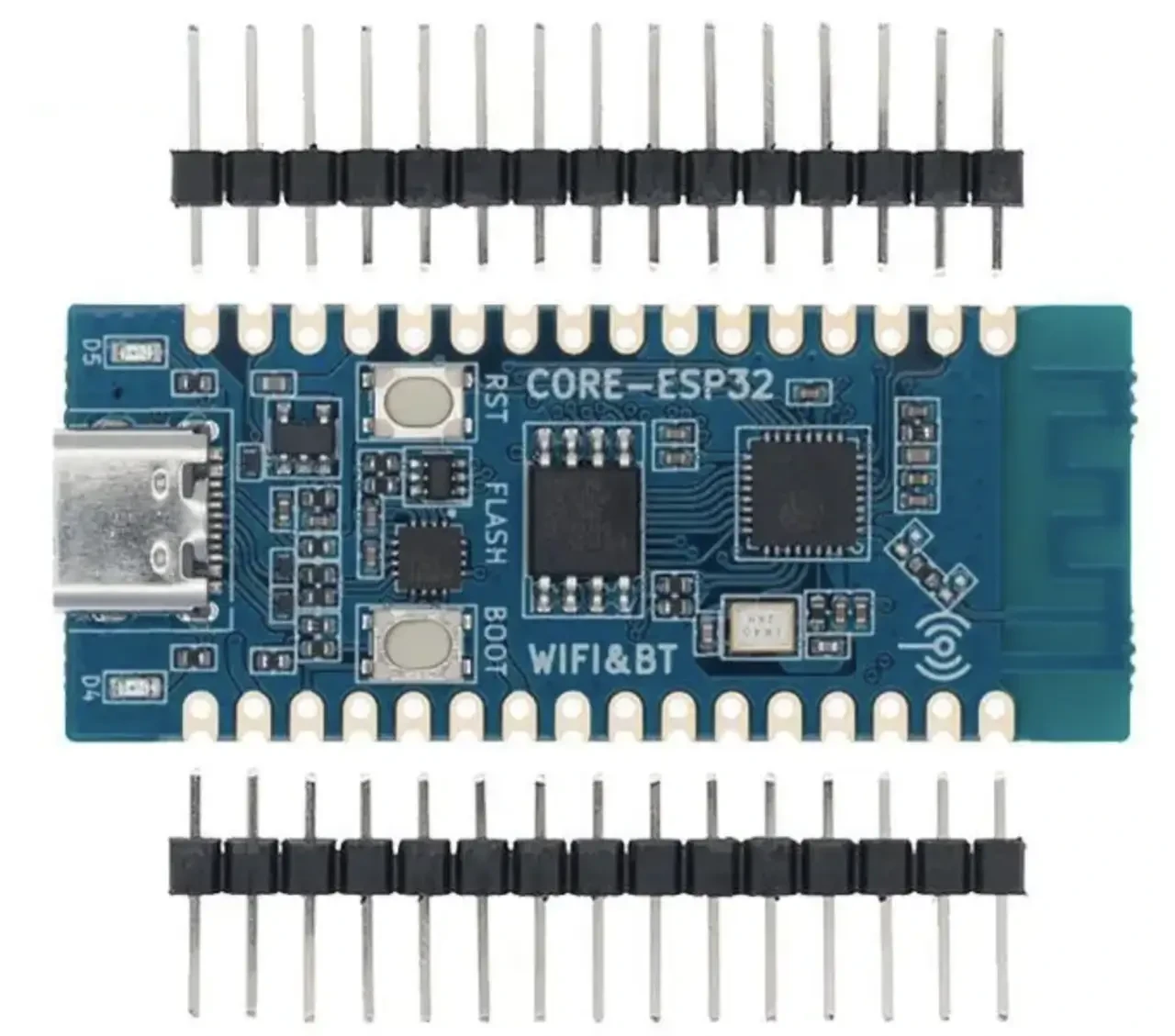 ESP32 C3 Classic Мікроконтролер 2,4 ГГц Wi Fi Плата розробки Двоядерний процесор 160 МГц, фото 1