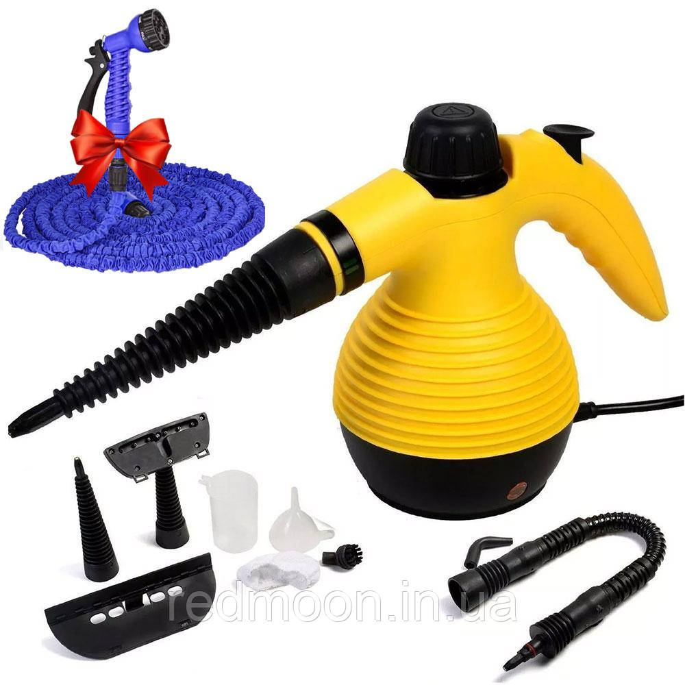Пароочисник Steam Cleaner DF-A001 + Подарунок Шланг 30м Magic Hose / Відпарювач з функцією пароочисника