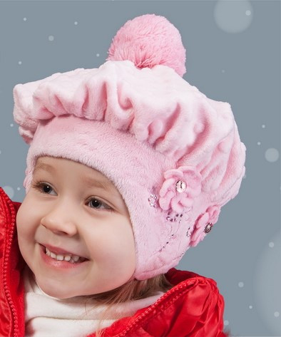 Шапка-берет для девочки TuTu 3-000979 (48-50,50-52), фото 1