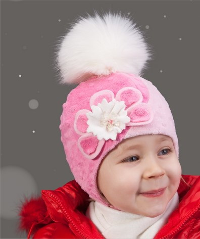 Шапка для девочки TuTu 3-000973 (44-46), фото 1