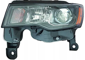 Фара ліва Jeep Grand Cherokee 16-21 (H11.H9.7444NA.W5W) Fps мех., чорна USA