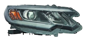 Фара права Honda CRV 15-17 (HB3/H11/7444NA/LED) Depo мех., без ламп, жовта вставка