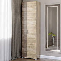 Шафа розпашна Бриз ШП-2 сонома + трюфель (60х38х210 см) Еверест