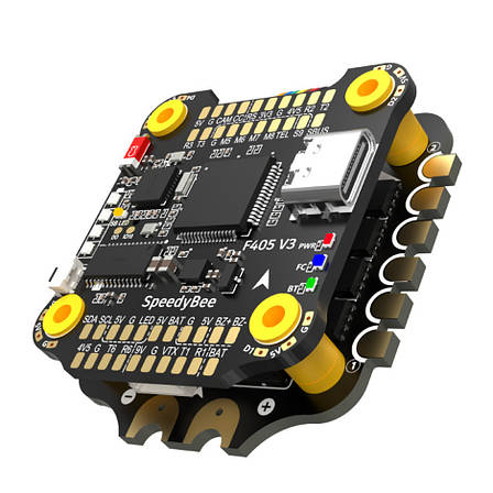 Політний стек SpeedyBee F405 V3 BLS 50A FC & ESC Stack 30x30 мм, фото 1