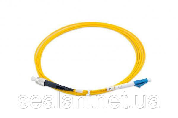 Патчкорд оптичний гібрид LC/UPC-FC/UPC 3мм SM 1м G657A ValCord