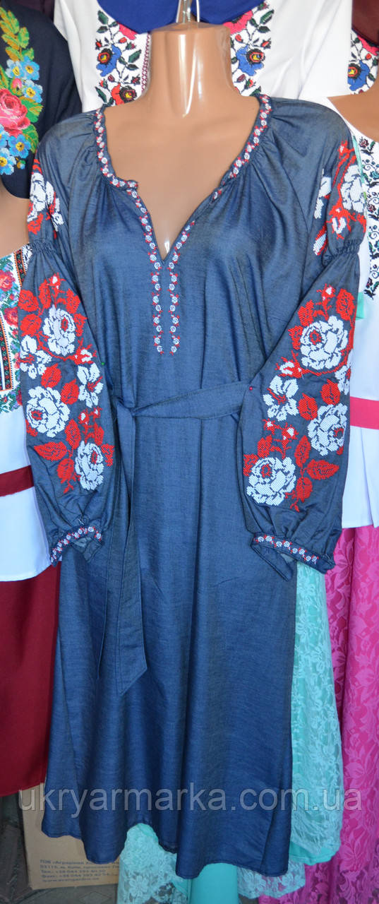 Сукня вишита в стилі бохо "Коломийка", фото 1