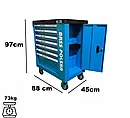 Інструментальна шафа-тумба на колесах із 251 елементом Bass Polska 3059, фото 5
