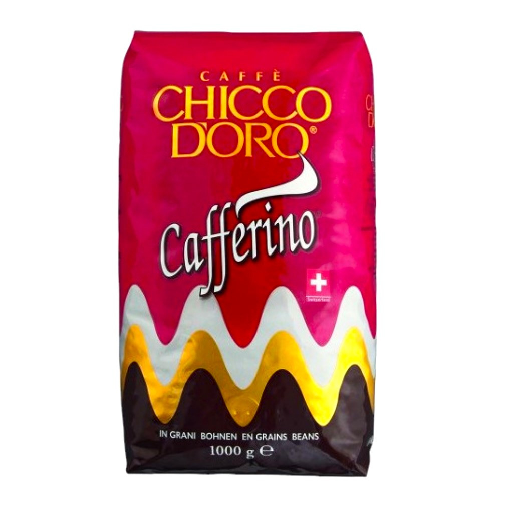 Швейцарська кава в зернах Chicco d'Oro Cafferino середнє обсмаження 1000 грамів